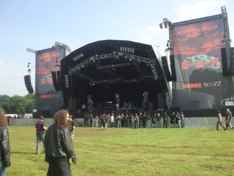 Huvudscenen på Bloodstock Open Air