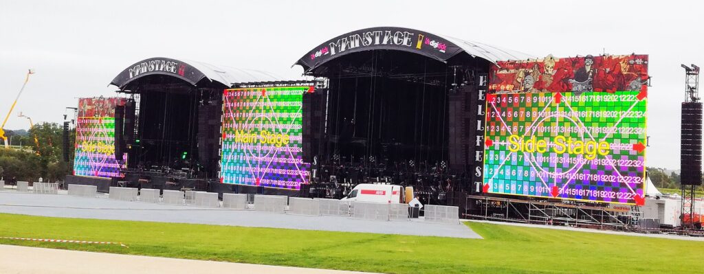 Huvudscenerna på Hellfest