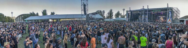 Panorama över Leyendas del Rock i Villena